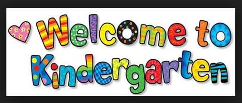 Welcome to Kindergarten 